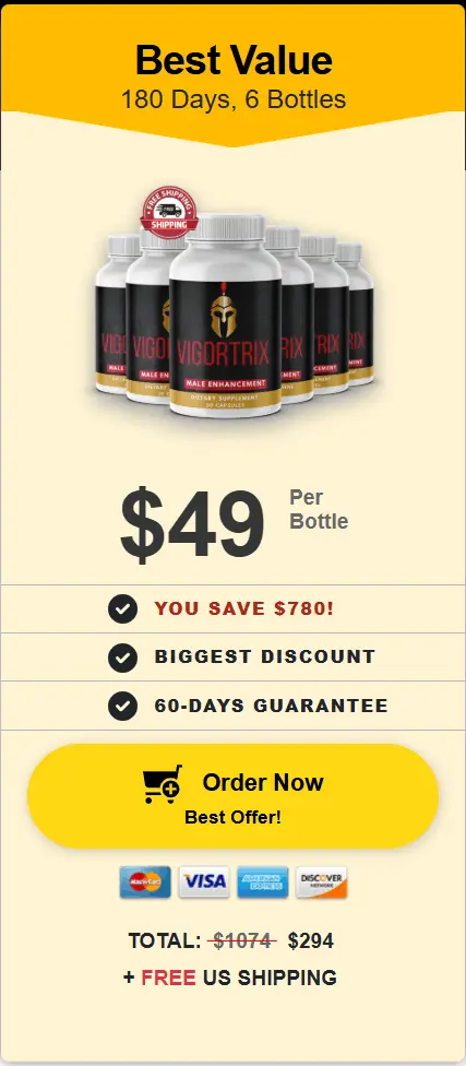 Vigoren 3 Bottle Popular Package