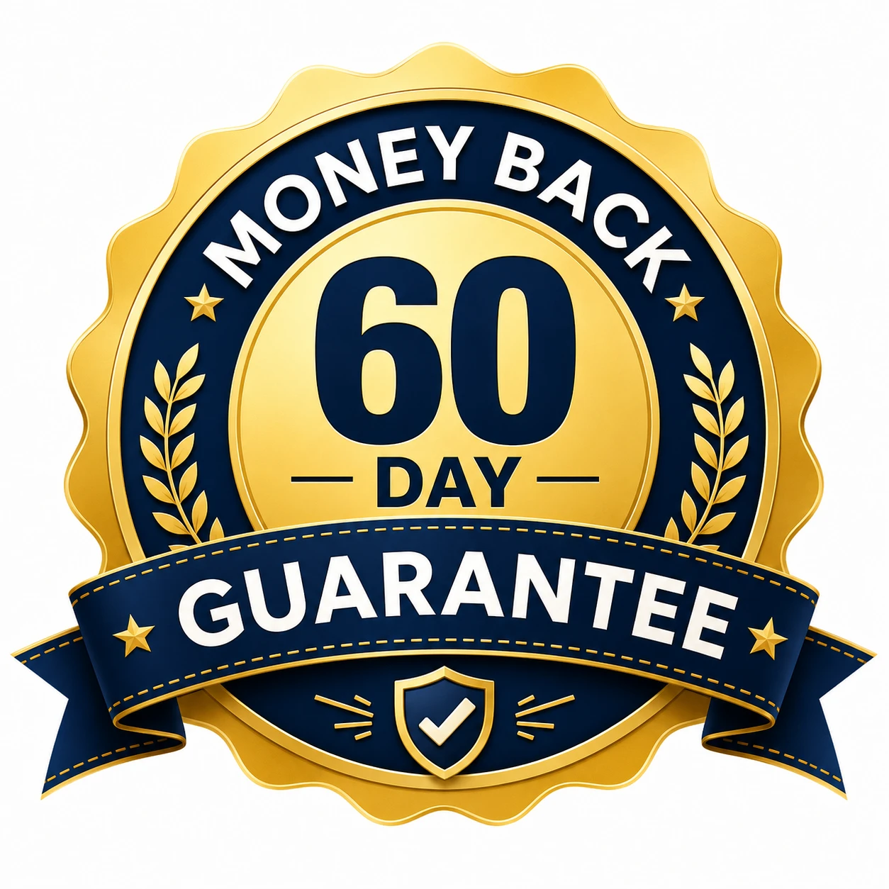 Vigoren 60 Days Money Back Guarantee Badge